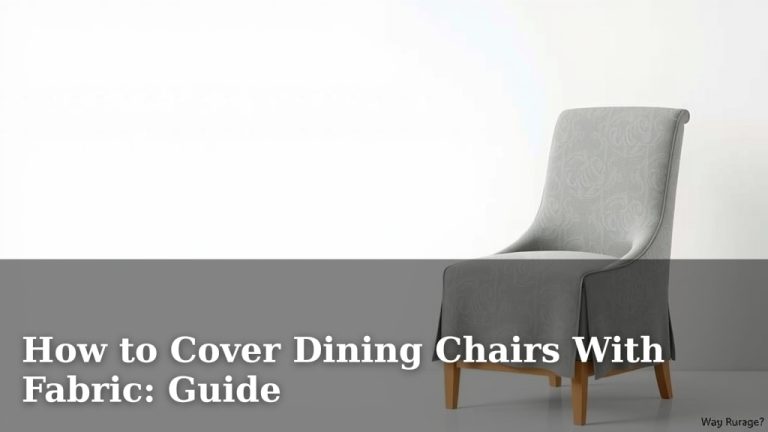 How to Cover Dining Chairs With Fabric: Guide