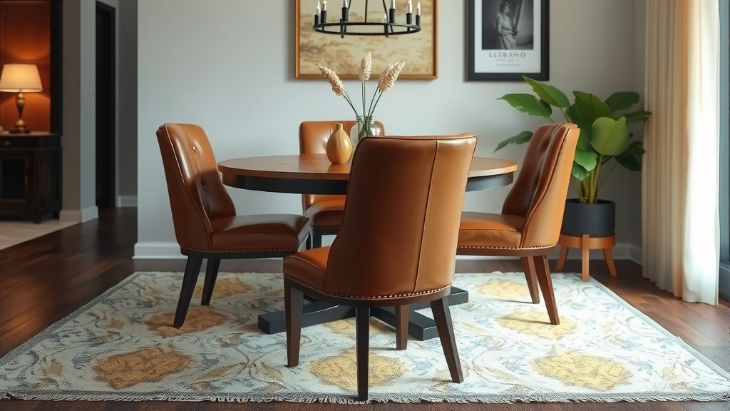 Giving Your Dining Chairs a Leather Makeover