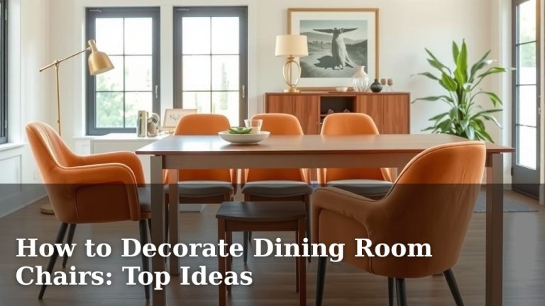 How to Decorate Dining Room Chairs: Top Ideas
