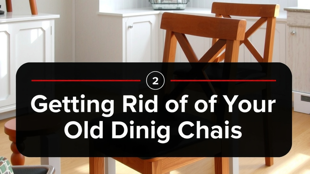Getting Rid of Your Old Dining Set: A Step-by-Step Guide