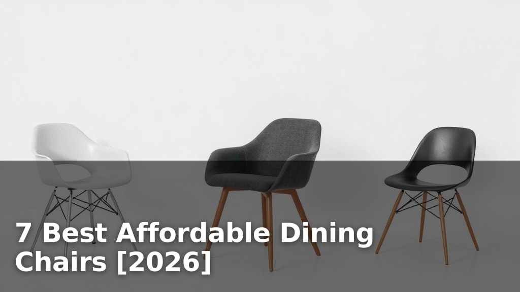 7 Best Affordable Dining Chairs [2026]