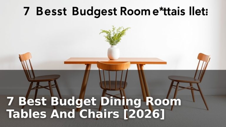 7 Best Budget Dining Room Tables And Chairs [2026]
