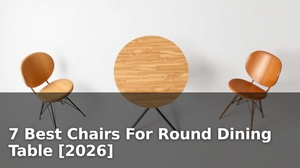 7 Best Chairs For Round Dining Table [2026]