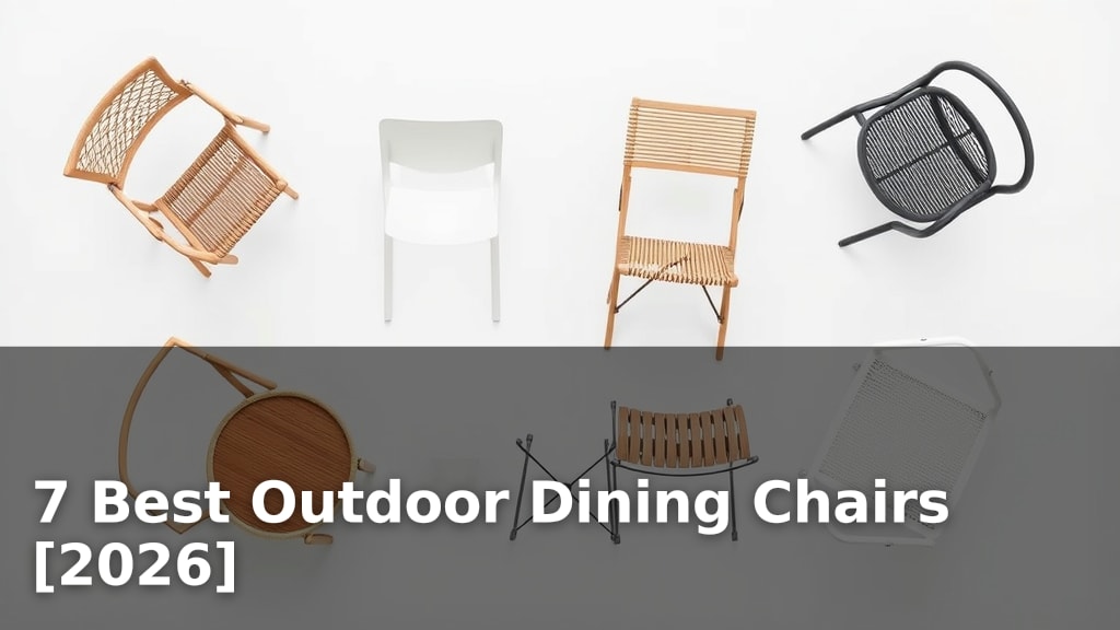 7 Best Outdoor Dining Chairs [2026]