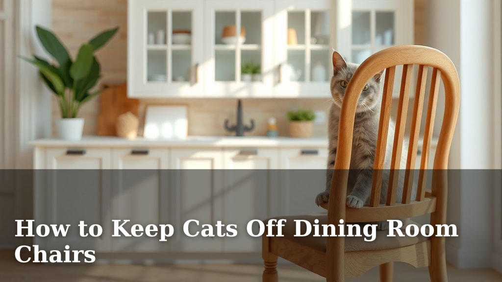 How to Keep Cats Off Dining Room Chairs