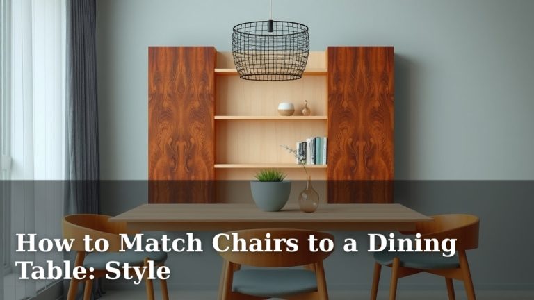 How to Match Chairs to a Dining Table: Style