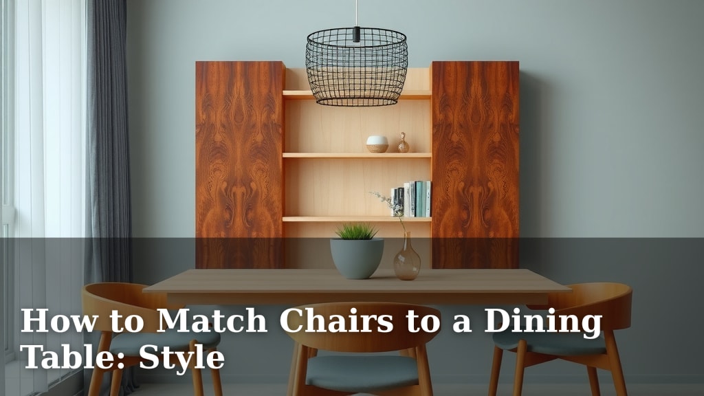 How to Match Chairs to a Dining Table: Style