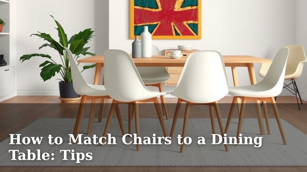 How to Match Chairs to a Dining Table: Tips