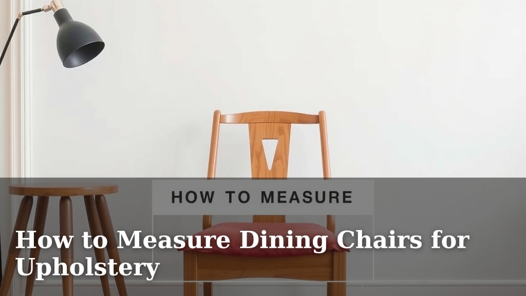 How to Measure Dining Chairs for Upholstery
