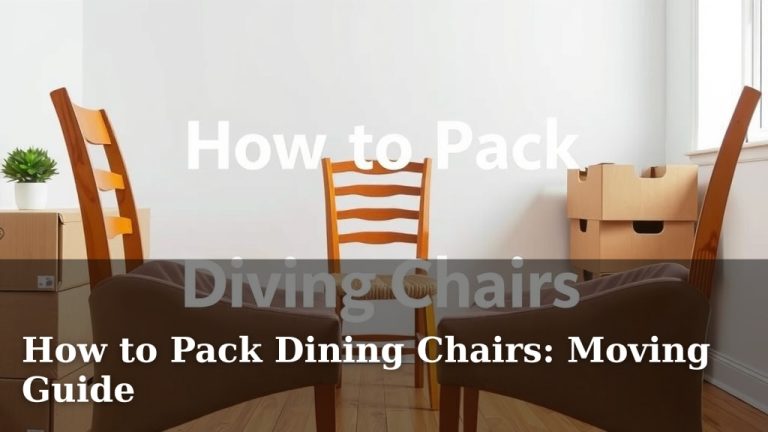 How to Pack Dining Chairs: Moving Guide