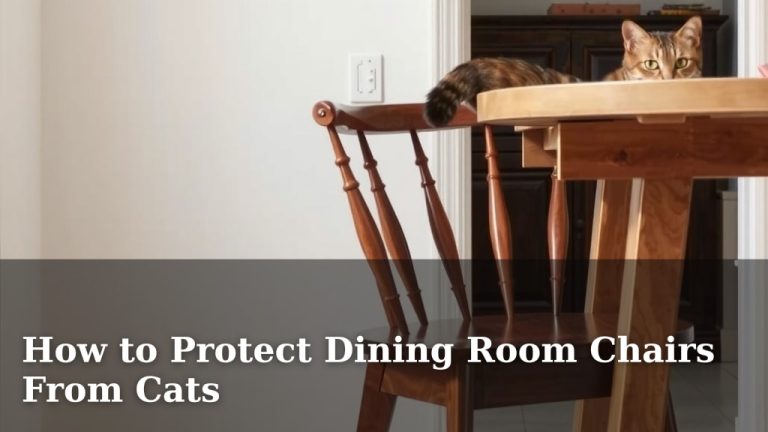 How to Protect Dining Room Chairs From Cats