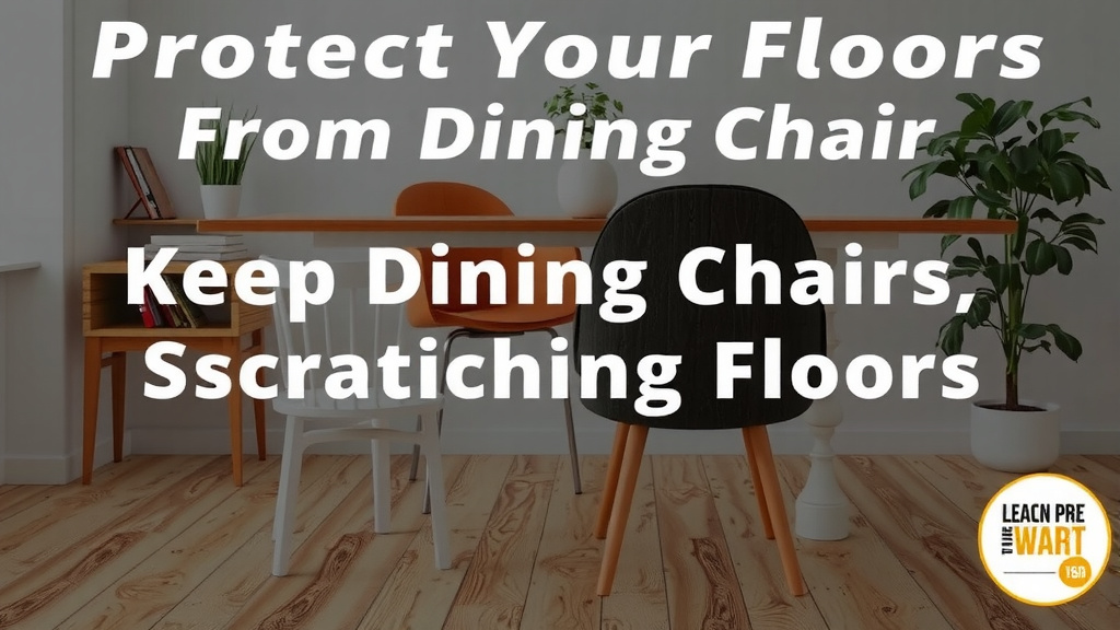 Protect Your Floors From Dining Chairs