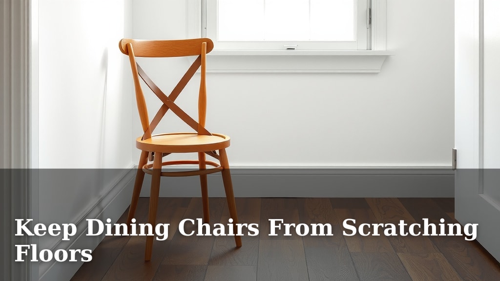 Keep Dining Chairs From Scratching Floors
