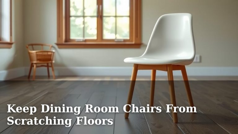 Keep Dining Room Chairs From Scratching Floors