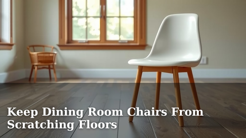 Keep Dining Room Chairs From Scratching Floors