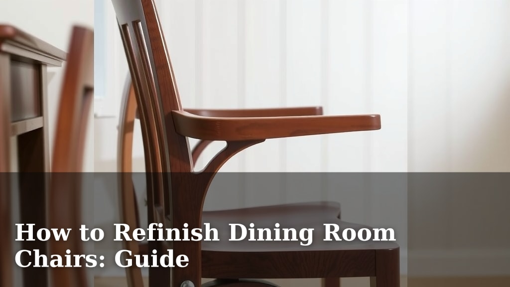 How to Refinish Dining Room Chairs: Guide
