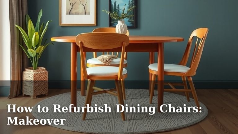 How to Refurbish Dining Chairs: Makeover