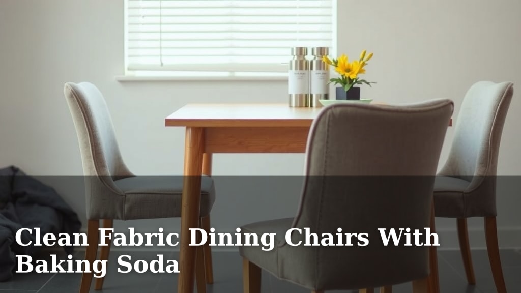 Clean Fabric Dining Chairs With Baking Soda