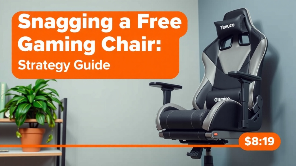 Snagging a Free Gaming Chair: Your Strategy Guide