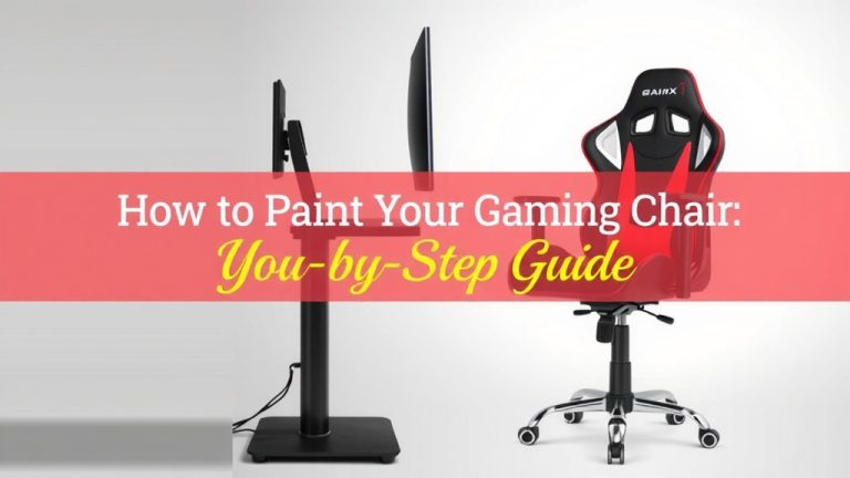 How to Paint Your Gaming Chair: Step-by-Step Guide