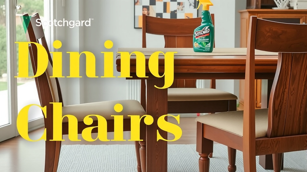 Protecting Your Dining Chairs with Scotchgard