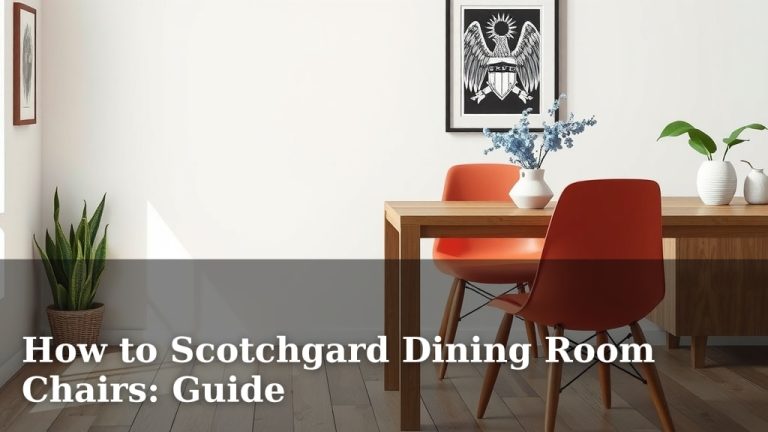 How to Scotchgard Dining Room Chairs: Guide